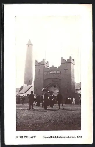 AK London, Franco-British Exhibition 1908, Irish Village