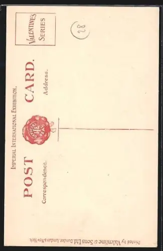 AK London, Imperial International Exhibition 1909, Decorative Arts Palace