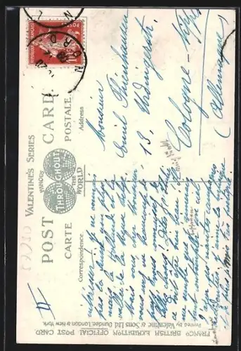 AK London, Franco-British Exhibition 1908, View from Concert Hall