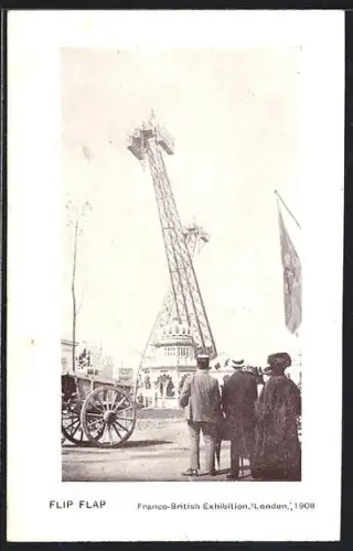 AK London, Franco-British Exhibition 1908, Flip-Flap
