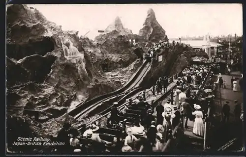 AK London, Japan-British Exhibition 1910, Scenic Railway