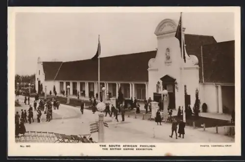 AK London, British-Empire Exhibition 1924, the South African Pavilion