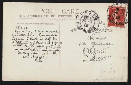 AK London, Franco-British Exhibition 1908, Flip-Flap, Court of Honour