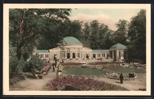 AK Altona, Gartenbau-Ausstellung 1914, Teehaus mit Sondergarten