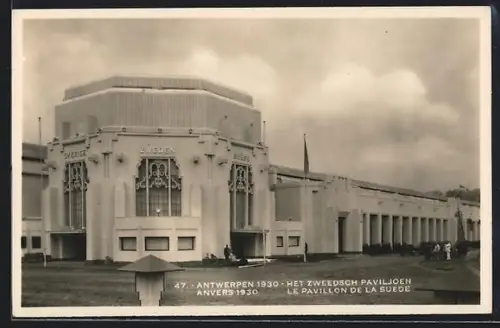 AK Antwerpen, Wereldtenoonstelling 1930, Het Zweedsch Paviljoen