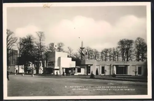 AK Antwerpen, Wereldtenoonstelling 1930, Polen en de Stad Dantzig