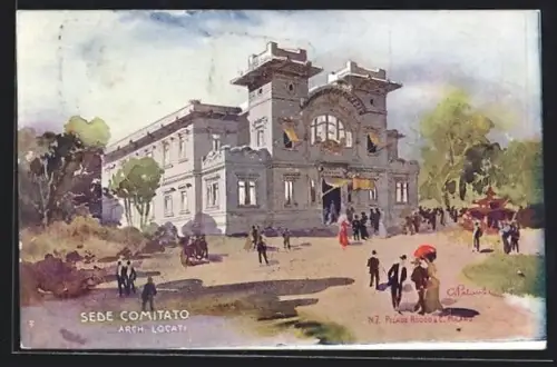 AK Milano, Esposizione 1906, Sede Comitato