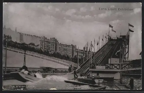 AK London, Earls Court Exhibition, The Water Chute