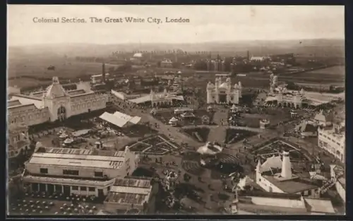 AK London, Franco-British Exhibition, Colonial Sections, The Great White City
