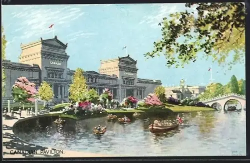 AK London, British Empire Exhibition 1924, Canadian Pavilion