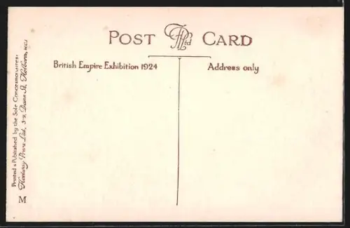 AK London, Empire Exhibition 1924, The Amusement Park