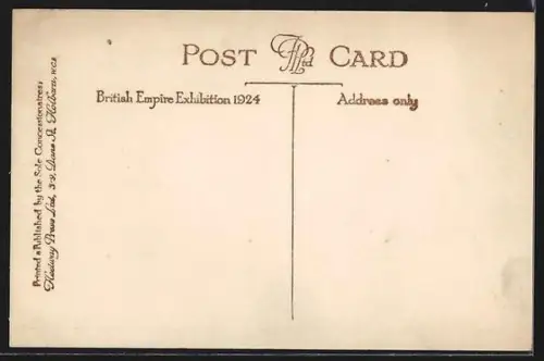 AK London, British-Empire Exhibition 1924, the South African Pavilion