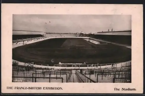 AK London, Franco-British Exhibition 1908, Stadium