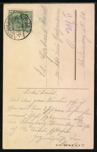 AK Berlin-Kreuzberg, Viktoria-Wasserfall bei elektrischer Beleuchtung