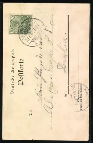 AK Berlin-Grunewald, Kaiser Wilhelm-Thurm auf dem Karlsberg