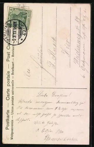 Lithographie Berlin-Tiergarten, Siegessäule