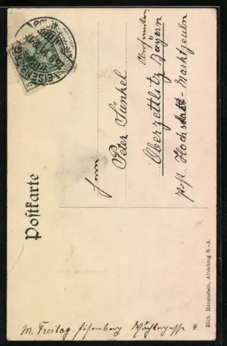 AK Eisenberg i. Thür., Schlosskirche innen