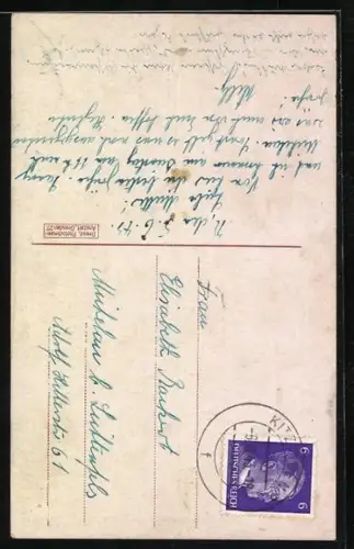 AK Kitzingen a. M., Unterer Mainquai mit Schleppdampfer, Stadtansichten