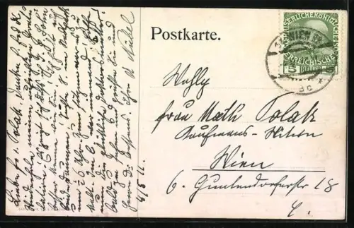 AK Kochel, Herzogstand, Kirche, Alpenpanorama