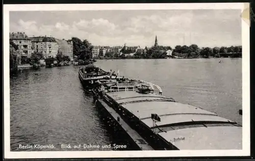 AK Berlin-Köpenick, Blick auf Dahme und Spree