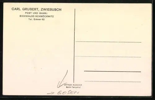 AK Gosen, Schillerwarte, Berliner Schweiz, Gosener Berge