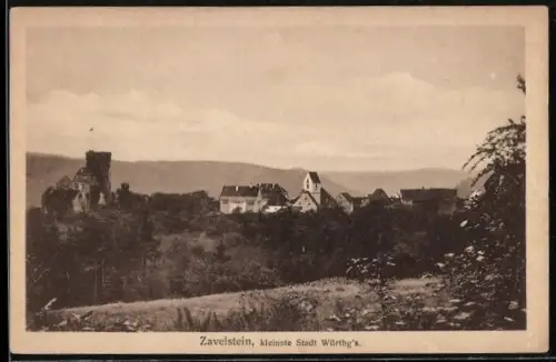 AK Zavelstein, Kleinste Stadt Württbg.`s
