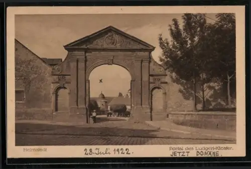 AK Helmstedt, Portal des Ludgeri-Klosters