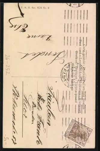 Künstler-AK R. Kratky: Kleine Älpler wünsche Prosit Neujahr