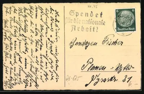 Künstler-AK Oskar Petersen: Schornsteinfeger sitzen auf Fliegenpilzen und stossen mit Engeln an