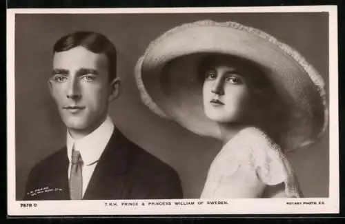 AK T. R. H. Prince & Princess William of Sweden