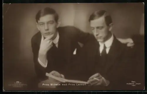 AK Prinz Wilhelm & Prinz Lennart von Schweden