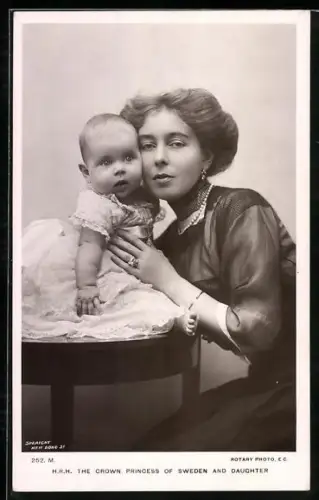 AK HRH The Crown Princess of Sweden and her Daughter Ingrid