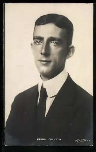 AK Portrait Prins Wilhelm von Schweden