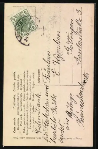 AK Erzherzog Franz Ferdinand von Österreich mit Familie