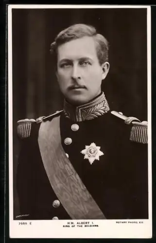 AK H. M. Albert I., King of the Belgians