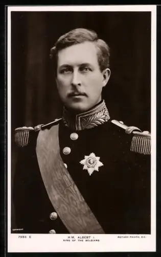 AK H. M. Albert I., King of the Belgians