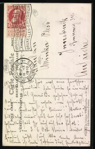 AK Le Roi et la Reine des Belges et leurs Enfants