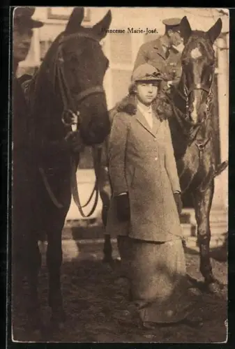 AK Princesse Marie-José von Belgien