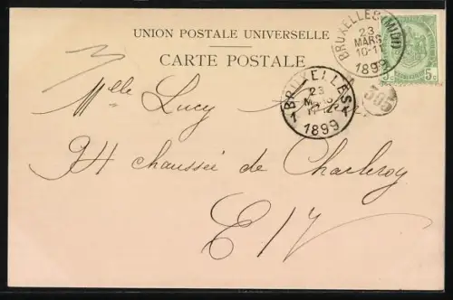 AK Portrait S. M. la Reine des Belges