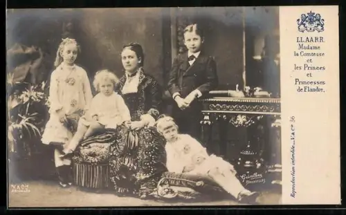 AK LL. AA. RR. Madame la Comtesse et les Princes et Princesses de Flandre