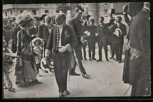 AK König Albert von Belgien in Uniform