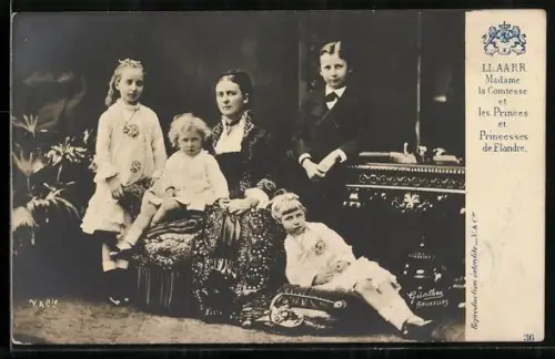AK LL. AA. RR. Madame la Comtesse et les Princes et Princesses de Flandre