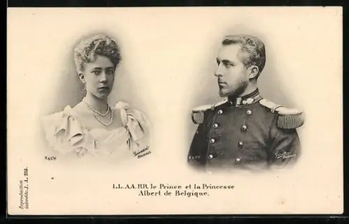 AK LL. AA. RR. le Prince et la Princesse Albert de Belgique