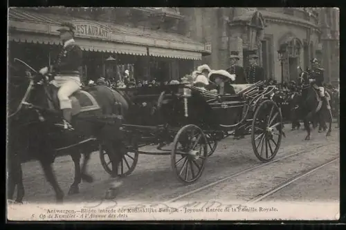 AK Antwerpen, Joyeuse Entrée de la Famille Royale von Belgien