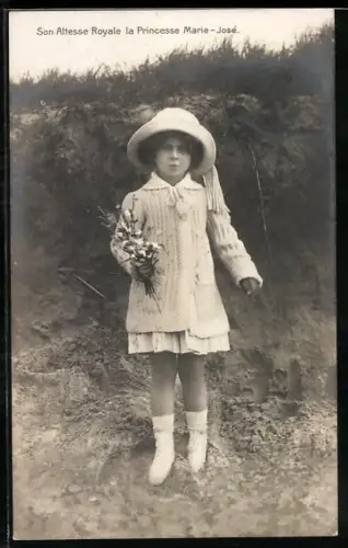 AK Son Altesse Royale la Princesse Marie-José von Belgien