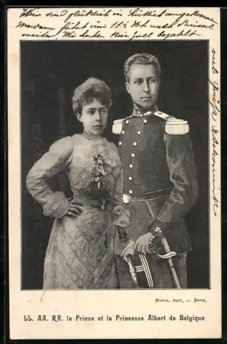 AK LL. AA. RR. le Prince et la Princesse Albert de Belgique