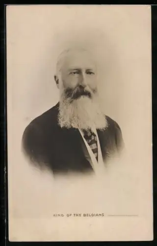 AK König von Belgien mit weissem Bart