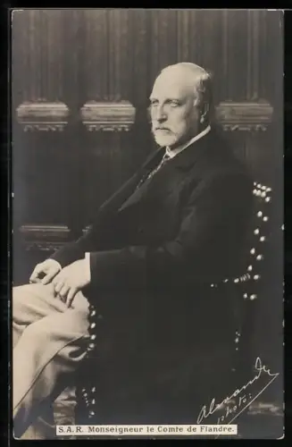 AK Adel von Belgien, Monseigneur le Comte de Flandre