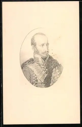 AK König Joseph von Belgien in Uniform