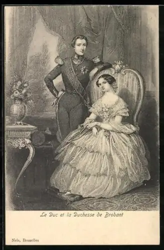 AK Le Duc et la Duchesse de Brabant